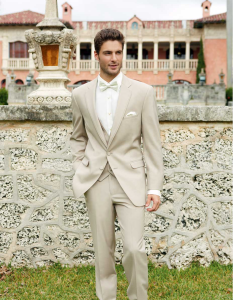 'Bartlett' Tan Tuxedo by Allure Men