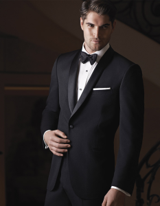 'Braydon' Black Tuxedo by Ike Behar