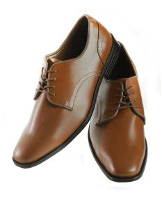 'Atlanta' Brown Leather Shoes Tuxedo Accessories