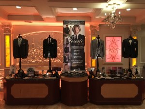 Foresto Tuxedo display with suits.