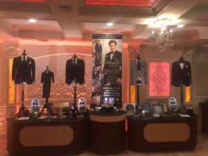 Men's tuxedo display at Foresto Tuxedo.
