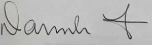 Here's an alt tag for the image: `Daniel's handwritten signature`