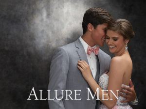 Allure Men: Prom couple in formal wear.