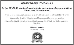 Store closed; contact info provided.