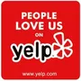 Here's an alt tag for the image: `Yelp reviews: People love us!`