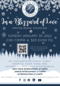 Winter Bridal Showcase, January 30, 2022.